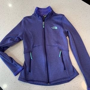 North Face women’s purple full zip jacket xs